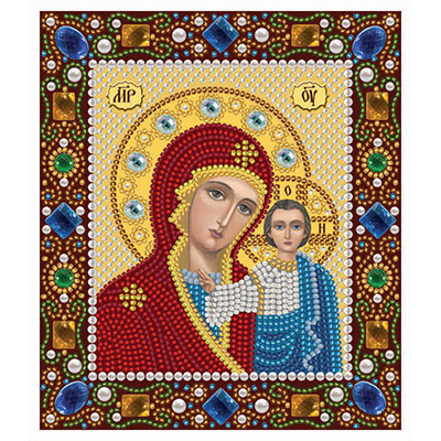 Набор для вышивания Нова Слобода Д №01 6025 Богородица Казанская 13 х 15 см