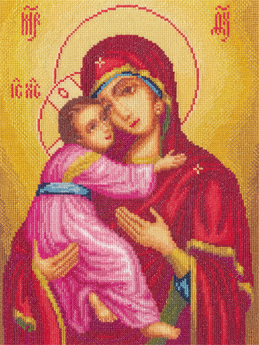 Набор для вышивания PANNA CM-1323 ( ЦМ-1323 ) Икона Божией Матери Владимирская