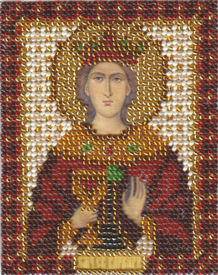 Набор для вышивания PANNA CM-1210 ( ЦМ-1210 ) Икона Св. Великомученицы Варвары