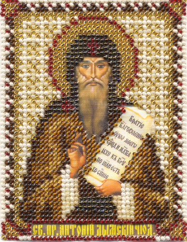 Набор для вышивания PANNA CM-1401 ( ЦМ-1401 ) Икона Преподобного Антония Дымского