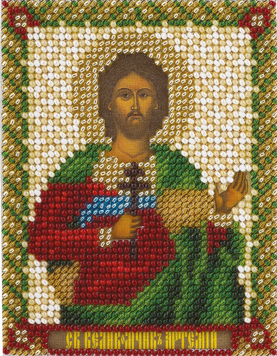 Набор для вышивания PANNA CM-1440 ( ЦМ-1440 ) Икона Святого Великомученика Артемия