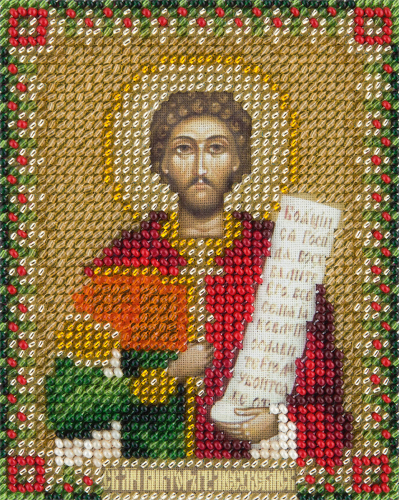 Набор для вышивания PANNA CM-1931 ( ЦМ-1931 ) Икона Святого мученика Виктора Месукевийского, Грузинского