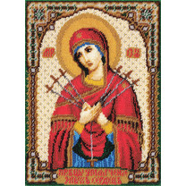 Набор для вышивания PANNA CM-1262 ( ЦМ-1262 ) Икона Божией Матери Умягчение злых сердец