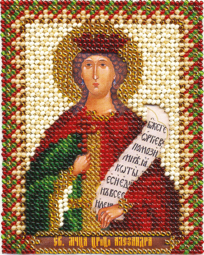 Набор для вышивания PANNA CM-1208 ( ЦМ-1208 ) Икона Св.мученицы царицы Александры