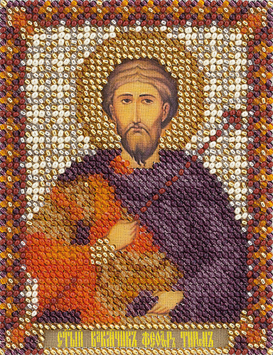 Набор для вышивания PANNA CM-1482 ( ЦМ-1482 ) Икона Святого Великомученика Феодора Тирона