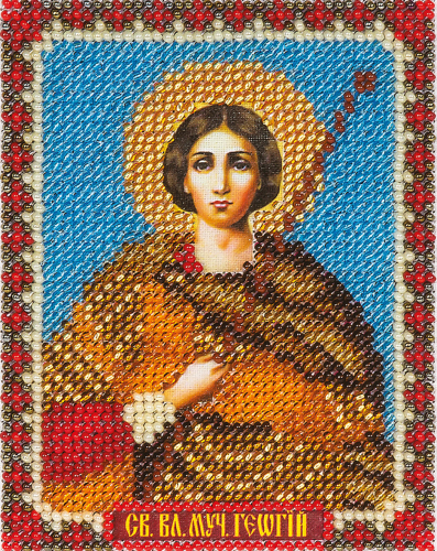Набор для вышивания PANNA CM-1398 ( ЦМ-1398 ) Икона Святого Великомученика Георгия