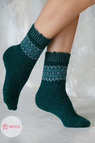 Носки женские шерстяные - Бабушкины носки