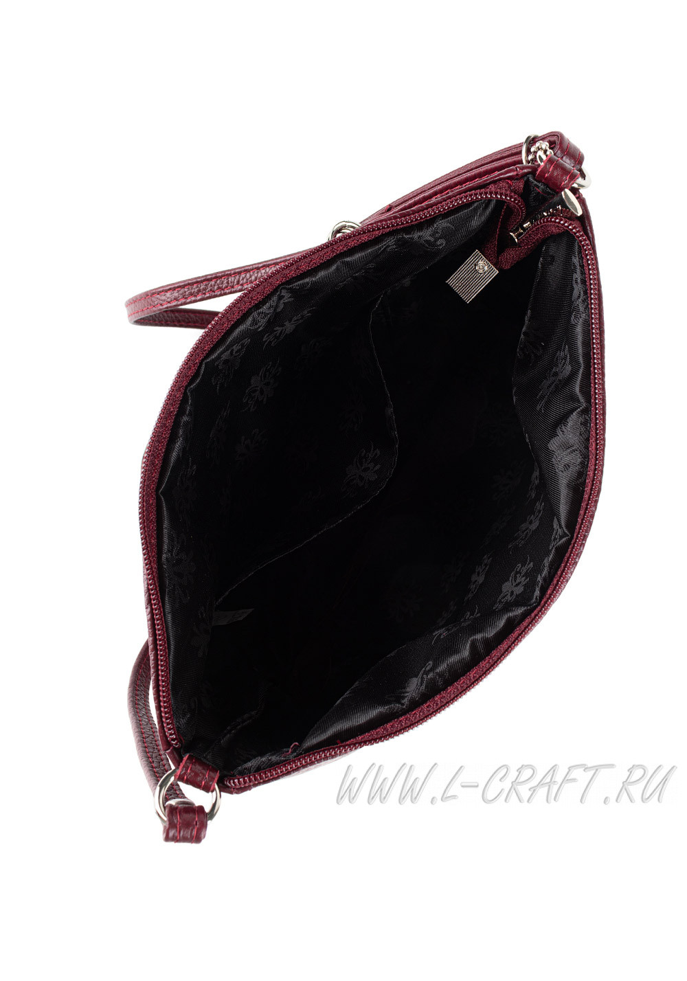 Модель №L110 | кожа | гладкий | бордовый | К88 | 27673