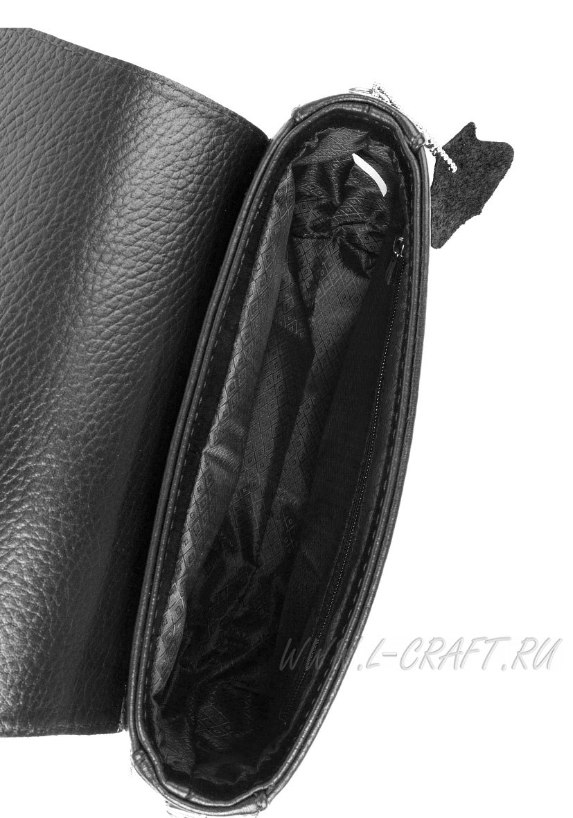 Модель №L94 | кожа | гладкий тиснение | черный | К427-1 | 26001