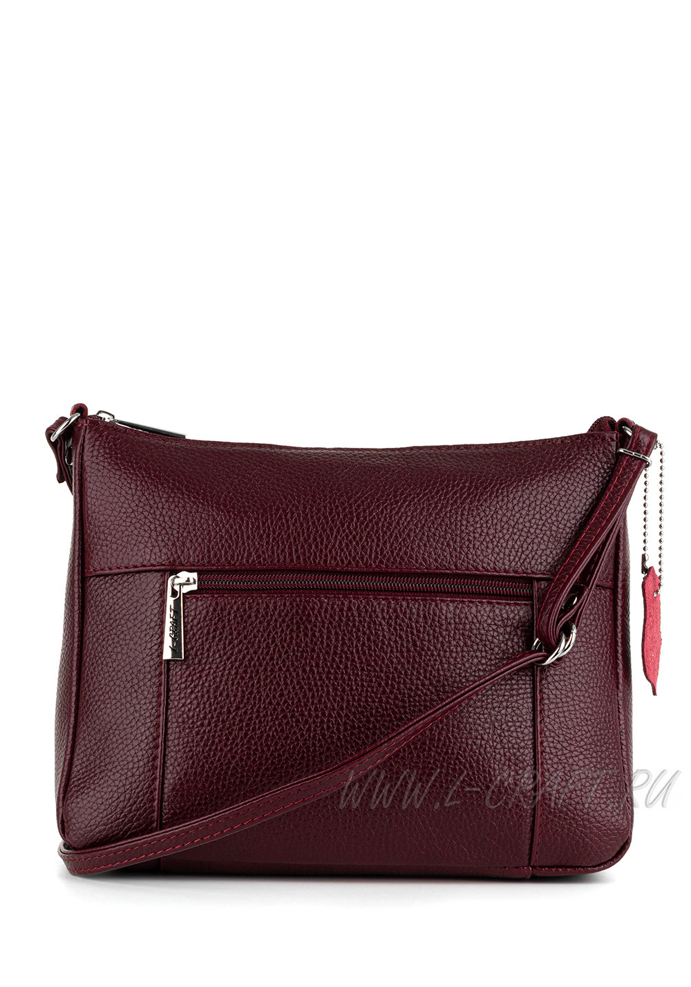 Модель №L110 | кожа | гладкий | бордовый | К88 | 27673
