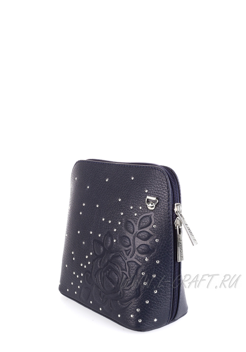 Модель №L80 | кожа | гладкий | синий | К84 | 26009