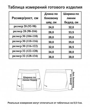 Юбка Зебра футер