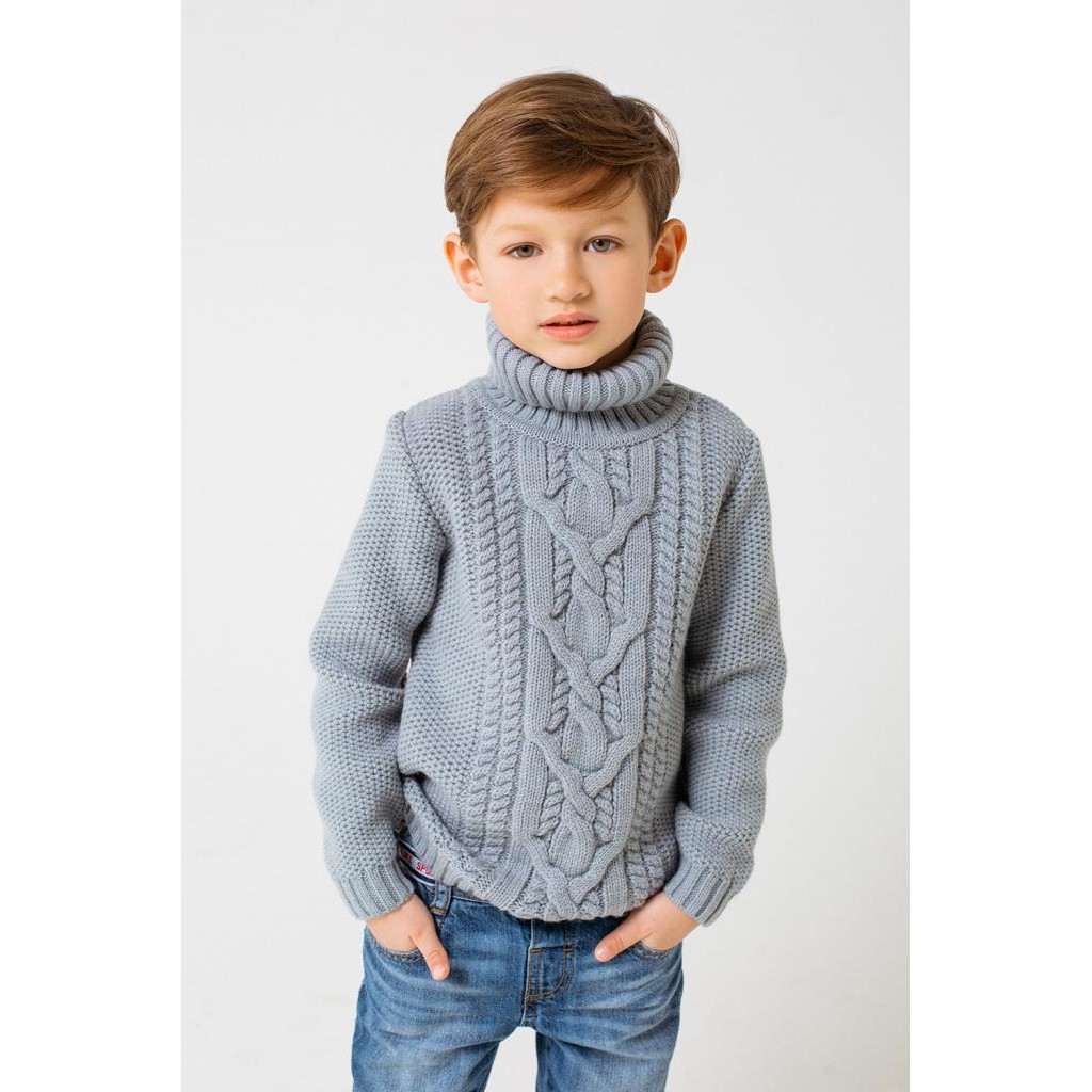 Вязаный свитер для мальчика
