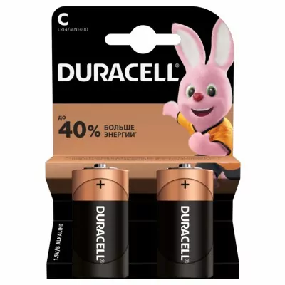 Батарейка Duracell LR14 C, 2 шт