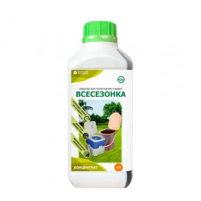 Средство для туалетов био и ведро «Всесезонка», 1 л