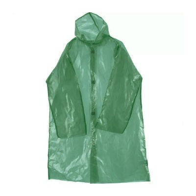 Плащ-дождевик «Рыбацкий» на липучках, ПВД, зелёный, размер универсальный