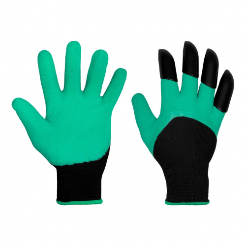 Перчатки нейлоновые Garden Genie Gloves c латексным покрытием 1пара
