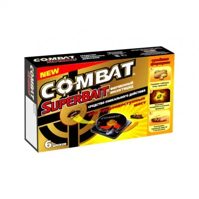 Ловушки для тараканов 6шт COMBAT (12)