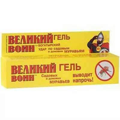 Гель от садовых и домовых муравьев Великий воин 45гр Ж (60)