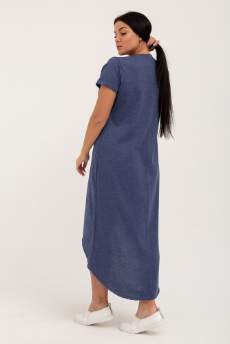 Платье ПТК-421 5000 (Фиолетово-синий)