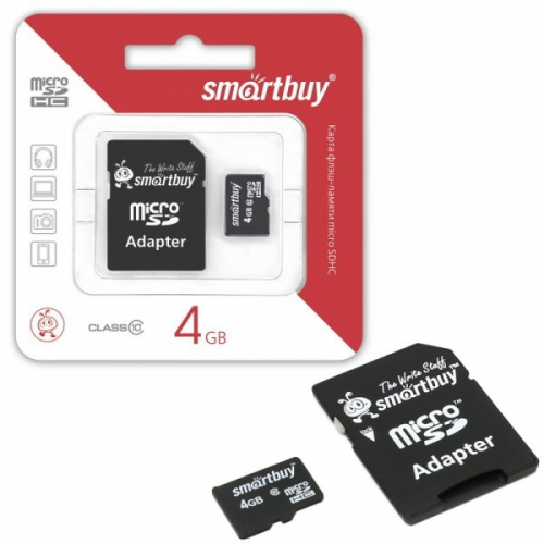 Карта памяти smartbuy 4gb