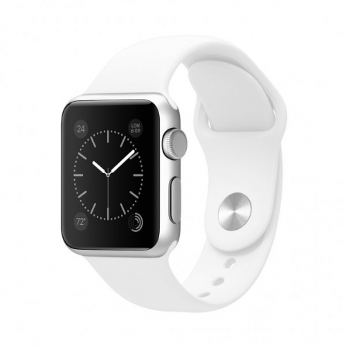 Ремешок для Apple Watch 42mm S/M силиконовый белый
