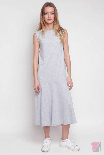 Платье LAVA 40-COT-GREMEL, серый меланж