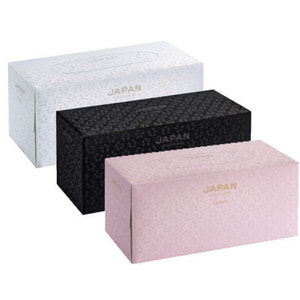 NEPIA Japan Premium Tissue Бумажные двухслойные салфетки, 220шт. (цвета в ассортименте: белый, розовый). 1/20