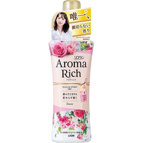 322,5pуб421,5 pубLION Aroma Rich Diana Кондиционер для белья c ароматом малины, английской розы и магнолии, (бутылка с колпачком-дозатором), 520мл. 1/16