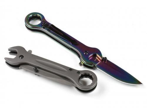 Мультиинструмент 3 в 1, 12см, нож, ключ рожковый, ключ накидной (TK323LS55)