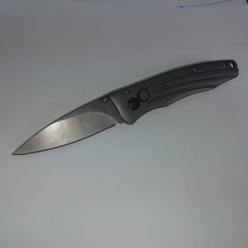 Нож BG складной, средний, 160мм,  длина клинка 70мм, метал. рукоять, (Х26)