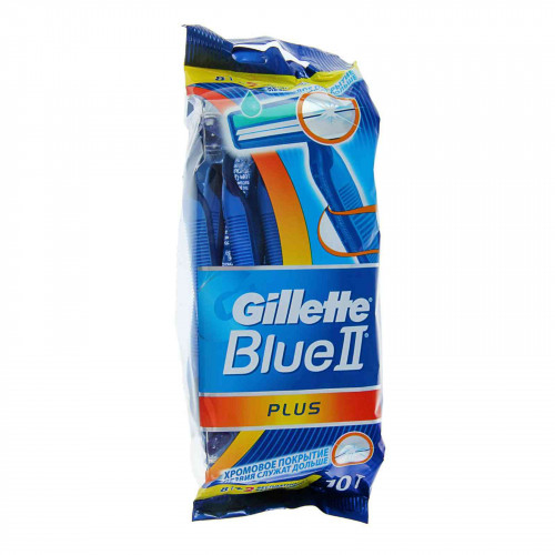 Одноразовые станки GILLETTE BLUE 2 PLUS (10шт)
