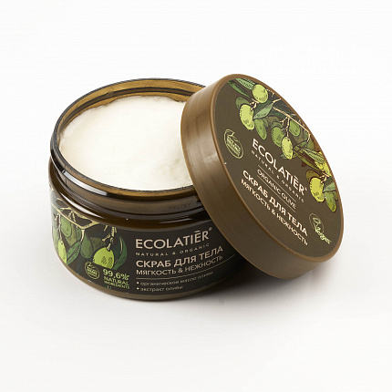 Ecolatier Скраб для тела Мягкость & Нежность Organic Olive, 300 г