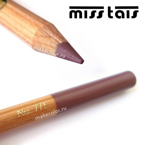 Карандаш для губ Miss Tais (Чехия) №771 лилово-коричневый перламутровый