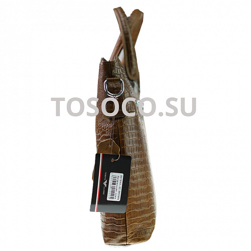 bs1844-3c coffee сумка натуральная кожа 27х38х7
