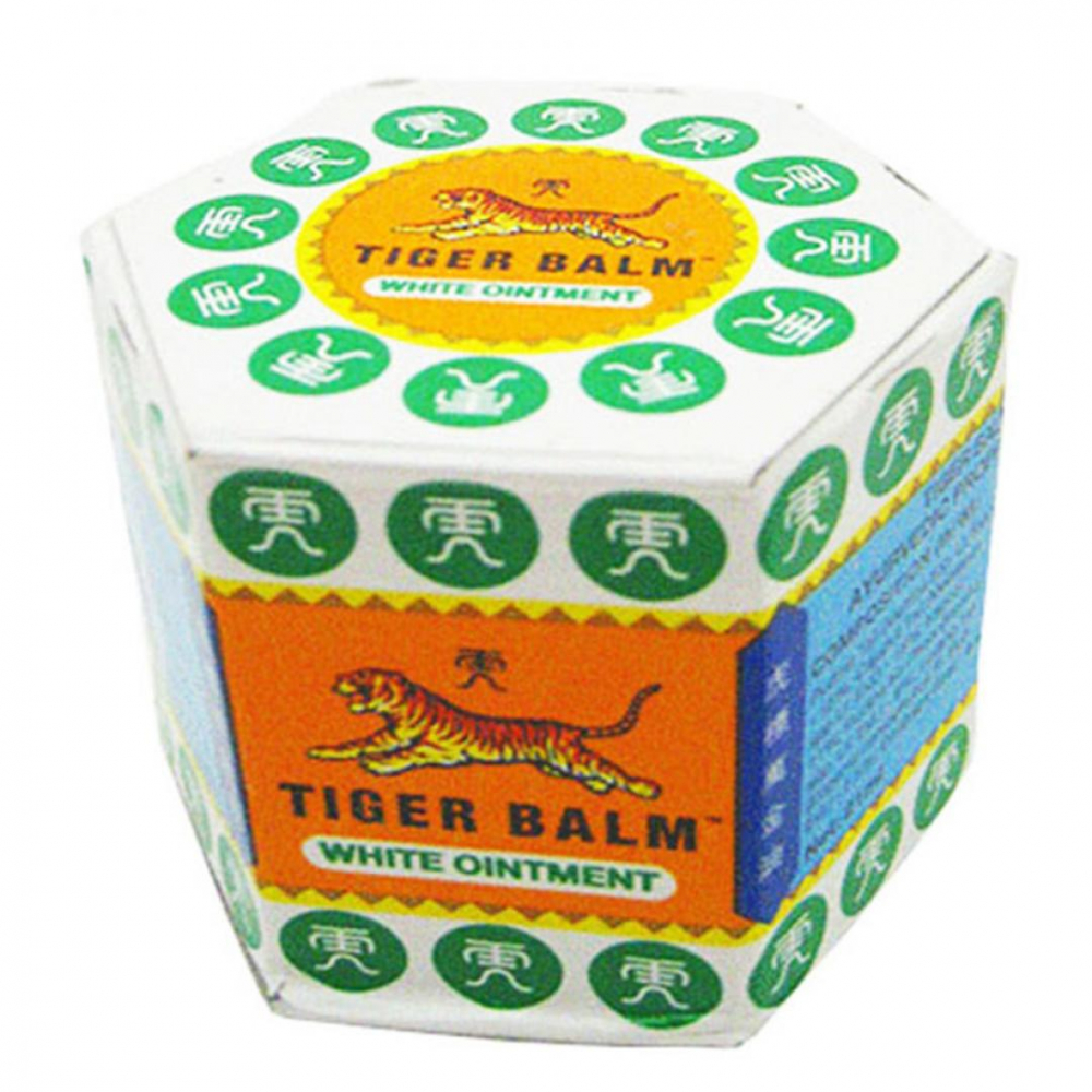 TIGER BALM White ointment Тигровый бальзам Белый для снижения суставных и мышечных болей 21мл