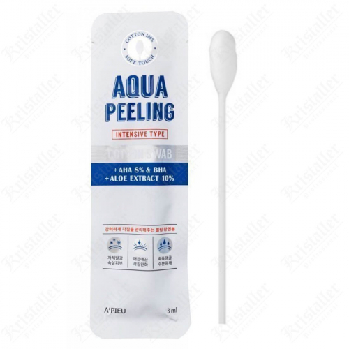Пилинг-палочка для кожи лица с АНА и ВНА-кислотами, A'Pieu Aqua Peeling Cotton Swab Intensive Type