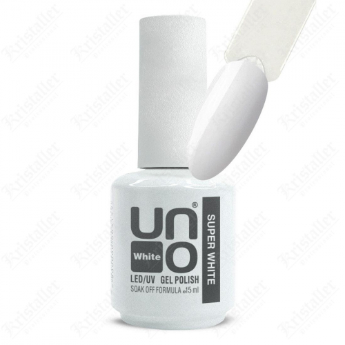 Гель-лак для ногтей, Uno Super White, 15 мл