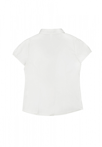 Блузка детская для девочек Line-Inf base белый Blouse SS Большой