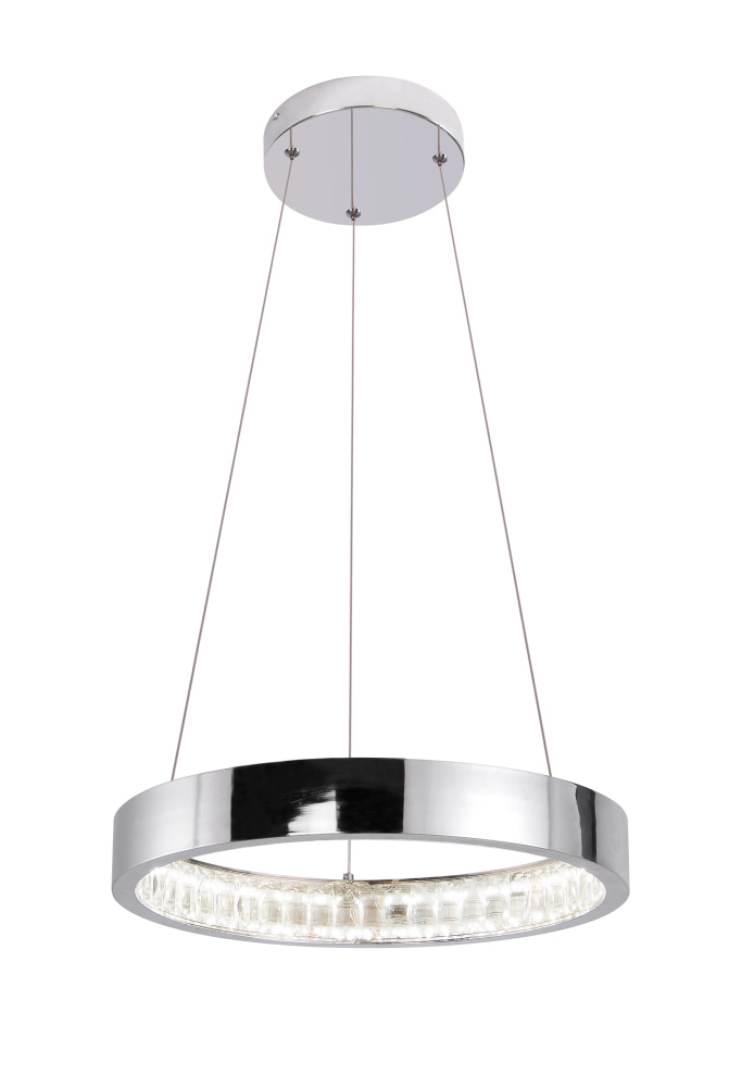 Люстра светодиодная, подвесная Smartbuy 8916, SBL-PL-32W-8916-4K, 32W/4000K (хром)