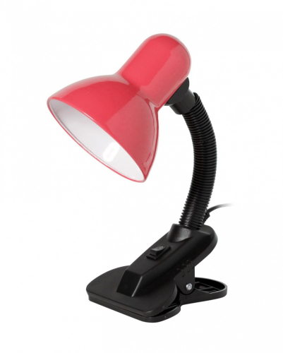 Светодиодный настольный светильник Smartbuy E27 SBL-DeskL01-Pink, с прищепкой (розовый)