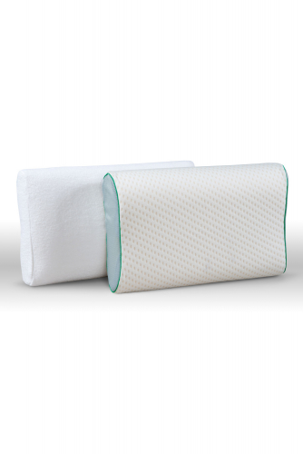 Подушка Memory foam эргономичная 50Х30Х8/11 ПМФ-53п