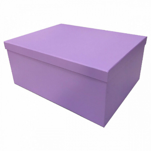 Набор подарочных коробок 3 в 1 прямоугольник 23*16*9.5 см Сиреневый