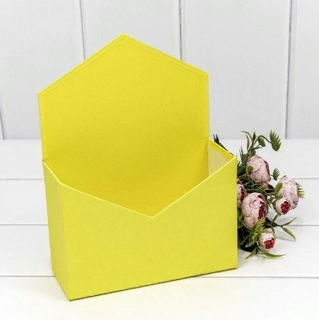 Коробка Конверт 18*24*7 см Желтый KPL0049