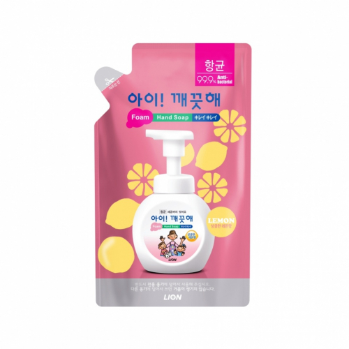 LION Пенное мыло для рук с лимоном Ai kekute Foaming handsoap Lemon 200ml refill