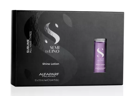 Alfaparf SDL SUBLIME Shine Lotion - Лосьон для всех типов волос, придающий блеск 12 ампул по 13 мл
