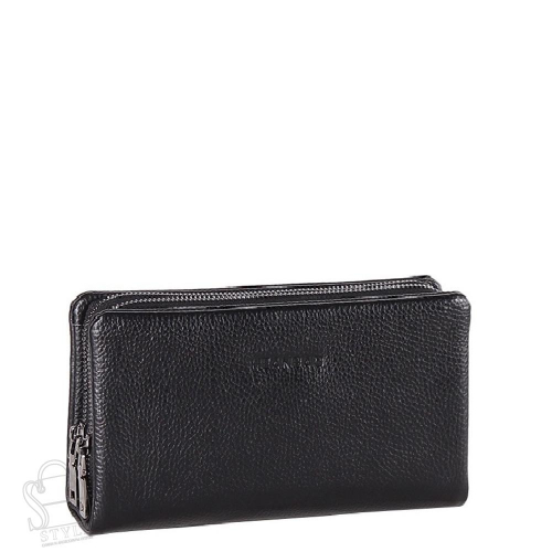 Клатч мужской кожаный 117H black Heanbag