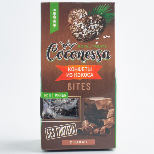 Конфеты кокосовые Какао, Coconessa, 90г