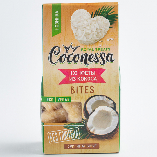 Конфеты кокосовые Оригинал, Coconessa, 90г