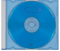 Диск DVD+RW(плюс) VERBATIM 4,7Gb 4x Color Slim Case 43297 (ш/к-2975)510086